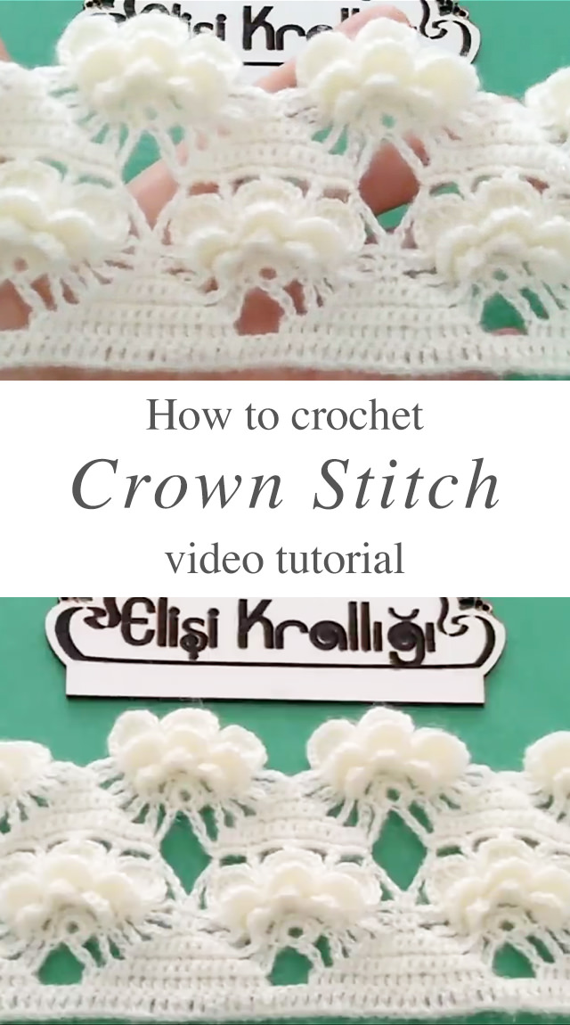 Crochet Crown Stitch - Learn how to work this gorgeous crochet crown stitch that actually looks like a crown! Keep reading for tips on how to master the technique of crocheting this seemingly intricate pattern.