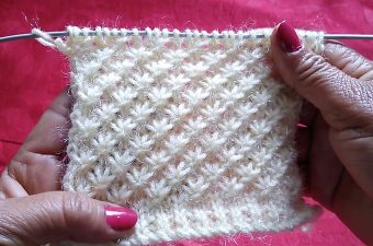 Leaf Knitting Stitch You Can Learn Easily