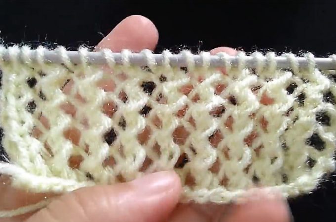 Sweater Knitting Stitch Featured Image - Learn how to work this great sweater knitting stitch by watching this free video tutorial! Keep reading for tips on how to master the technique of knitting this tight pattern.