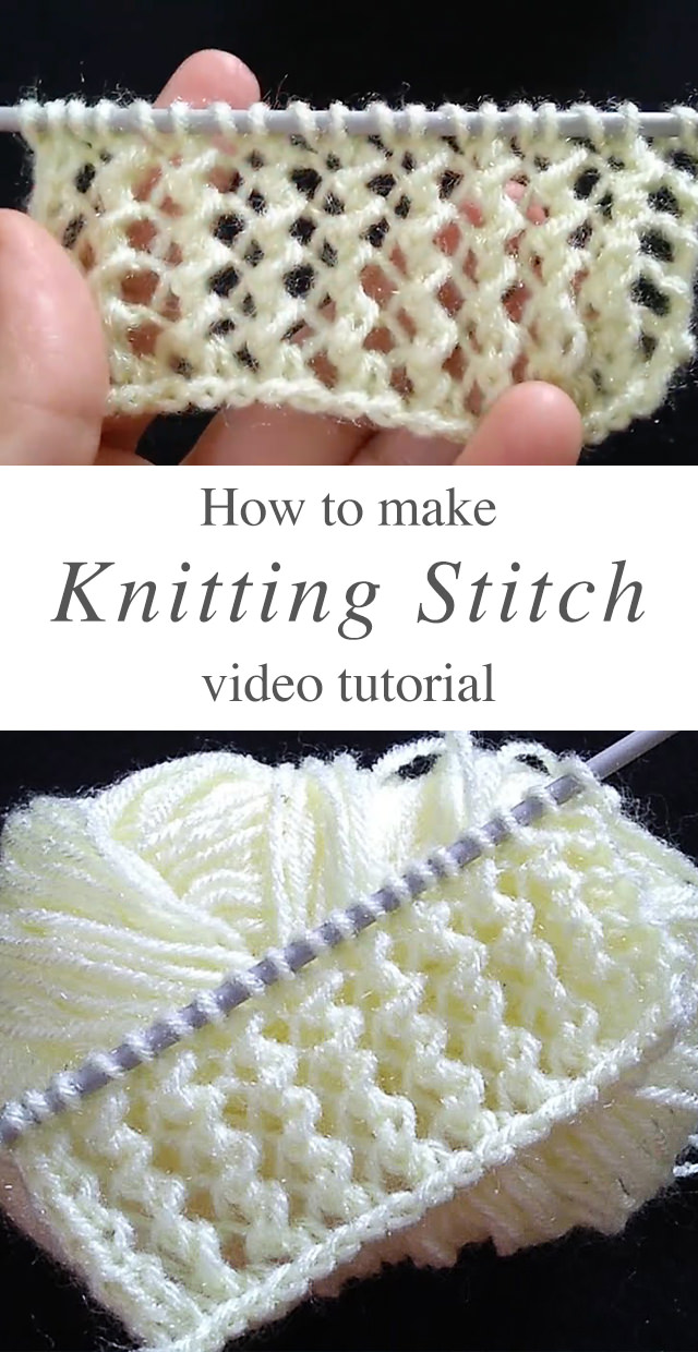 Sweater Knitting Stitch - Learn how to work this great sweater knitting stitch by watching this free video tutorial! Keep reading for tips on how to master the technique of knitting this tight pattern.