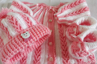 Crochet Baby Dress Set You Can Make Easily