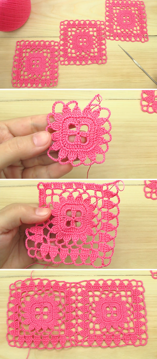 Crochet Granny Square Pattern - This free video tutorial will show you how to crochet a classic flower granny square motif. Keep reading the article for additional creative granny square crochet ideas!