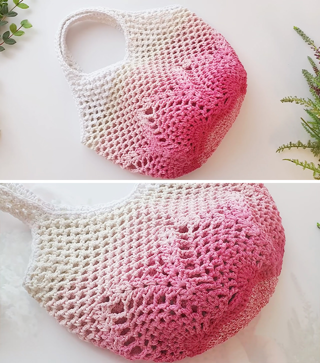 Crochet Pineapple Bag Sided - This free video tutorial in English subtitles covers how to make a crochet pineapple net bag, a unique stitch that I challenge all beginners to try!! You will learn that crocheting this charming accessory is not only simple, but also a lot of fun!