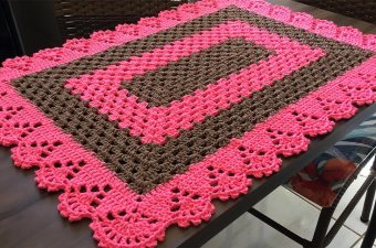 Crochet Rectangular Rug For You Home Decor