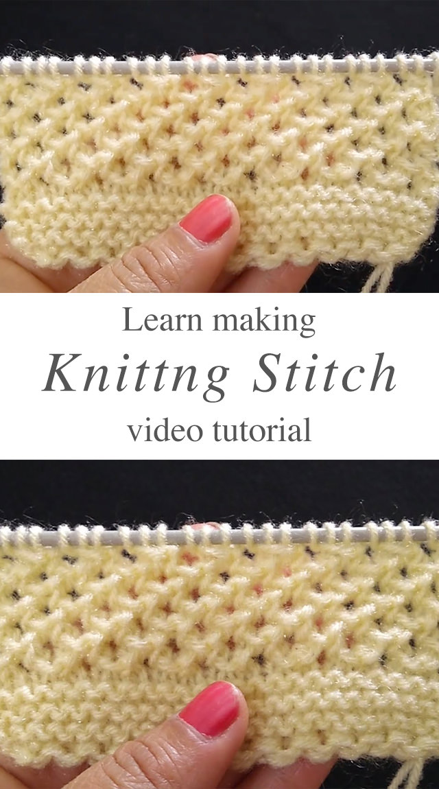 Easy Knitting Stitch For Dress - Learn how to work this easy knitting stitch by watching this free video tutorial! Keep reading for tips on how to make this beautiful knitting stitch.