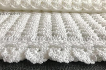 Easy Crochet Baby Blanket To Make As Gift