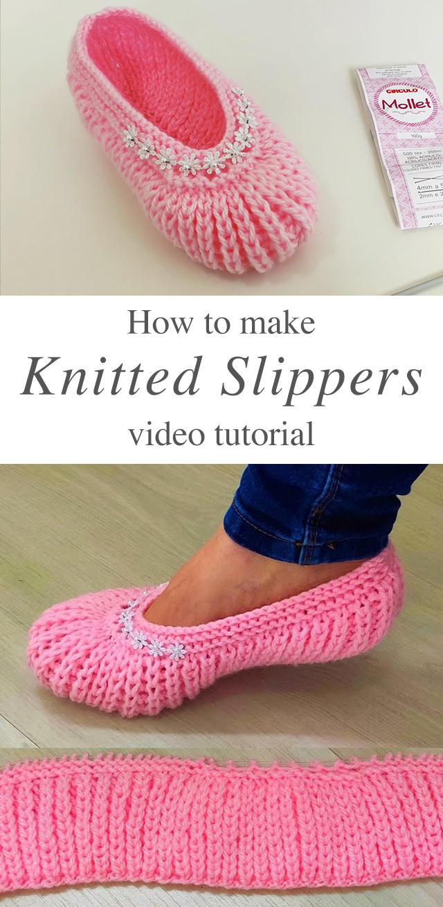 Easy Knitted Slippers