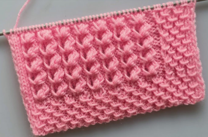 Knitting Stitch For Dresses Featured - Learn how to work this great knitting stitch for dresses by watching this free video tutorial! Keep reading for tips on how to master the technique of knitting this tight pattern.