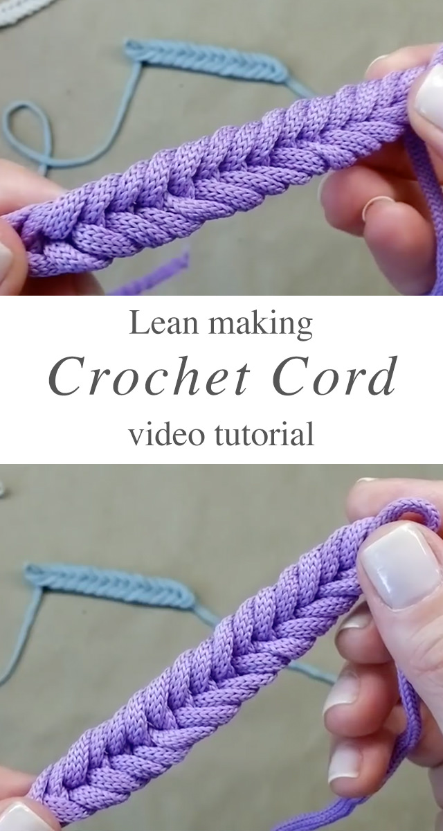 Simple Crochet Cord - This free video tutorial in English subtitles will teach you how to make a simple crochet cord. Such a lace can be used as a decorative element in your other crochet products.