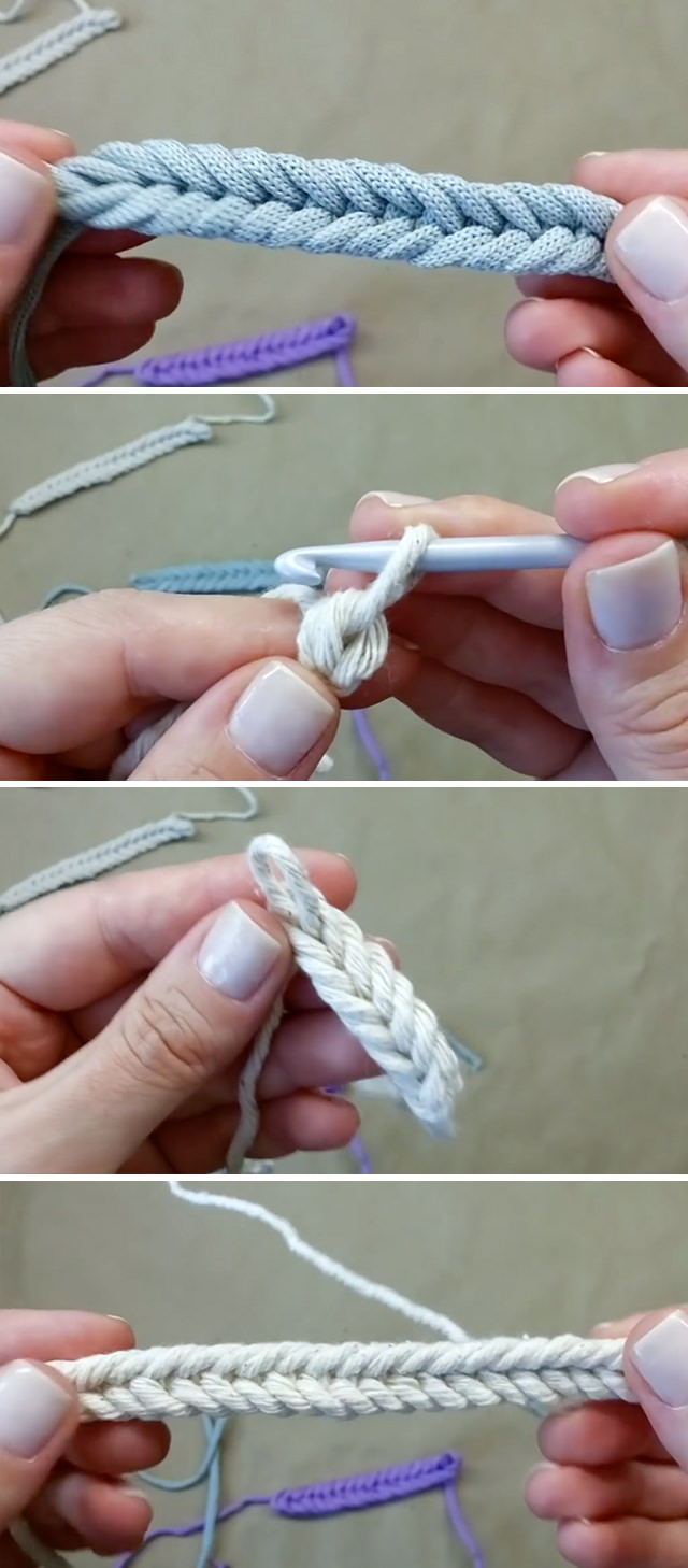 Simple Crochet Lace Cord - This free video tutorial in English subtitles will teach you how to make a simple crochet cord. Such a lace can be used as a decorative element in your other crochet products.