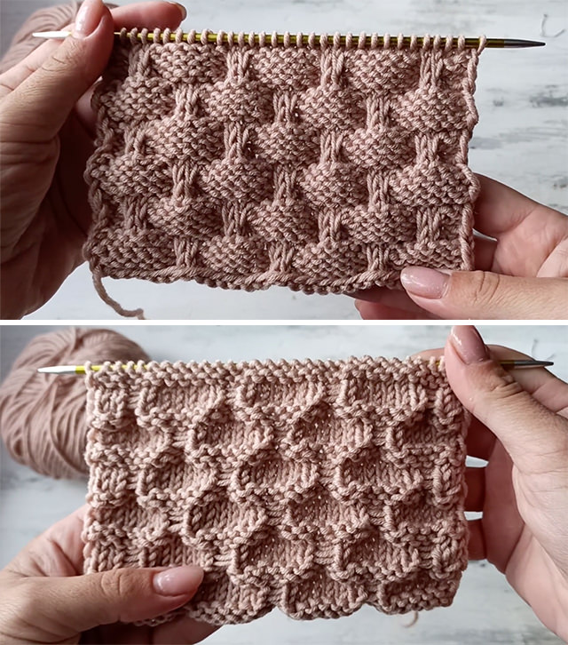 Basketweave Stitch Tutorial Sided - Learn how to work the basketweave knit stitch by watching this free video tutorial in English subtitles! Keep reading for tips on how to master the technique of knitting this original simple pattern and how you can use this pattern to knit your all time favorite accessories.