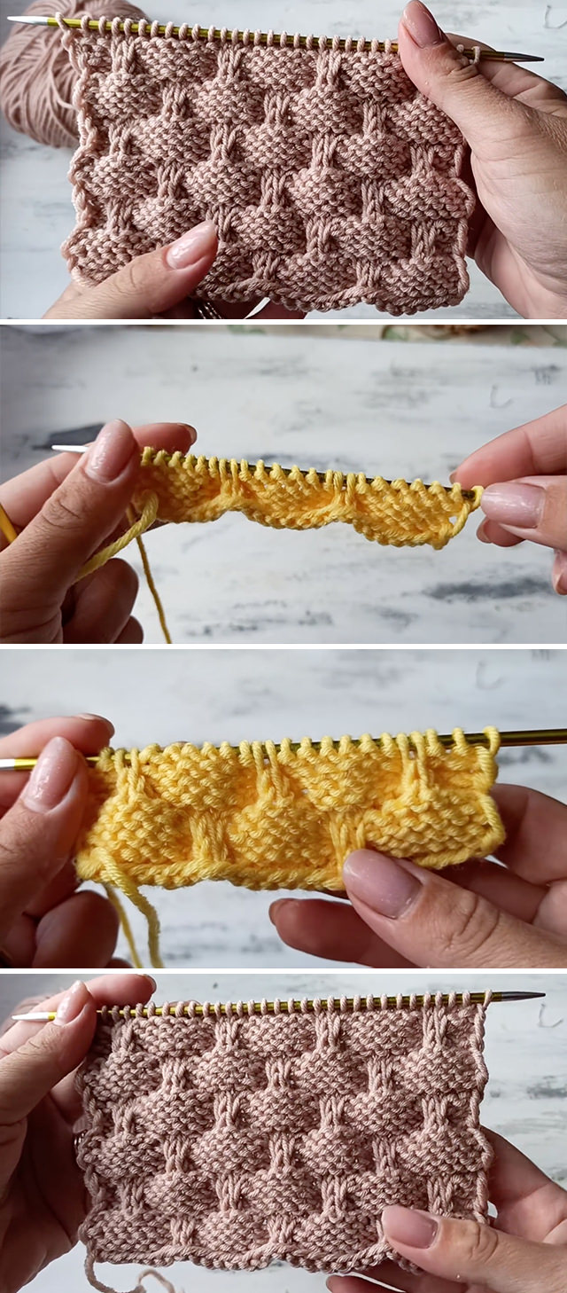 Basketweave Stitch Tutorial - Learn how to work the basketweave knit stitch by watching this free video tutorial in English subtitles! Keep reading for tips on how to master the technique of knitting this original simple pattern and how you can use this pattern to knit your all time favorite accessories.