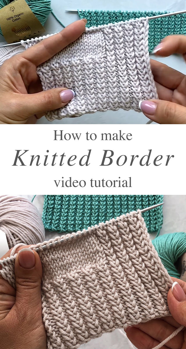 Knitted Border For Dresses - This beautiful knitted border for dresses is a popular knitting project. Watch this tutorial in English translation to learn how to make this knitting border. Continue reading for ideas that use the knitting border for decoration.