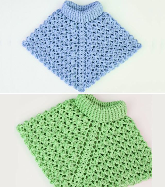 Baby Crochet Poncho - Make this beautiful crochet baby poncho for any special child in your life. Watch this free video tutorial to learn how to make this beautiful crochet baby poncho.