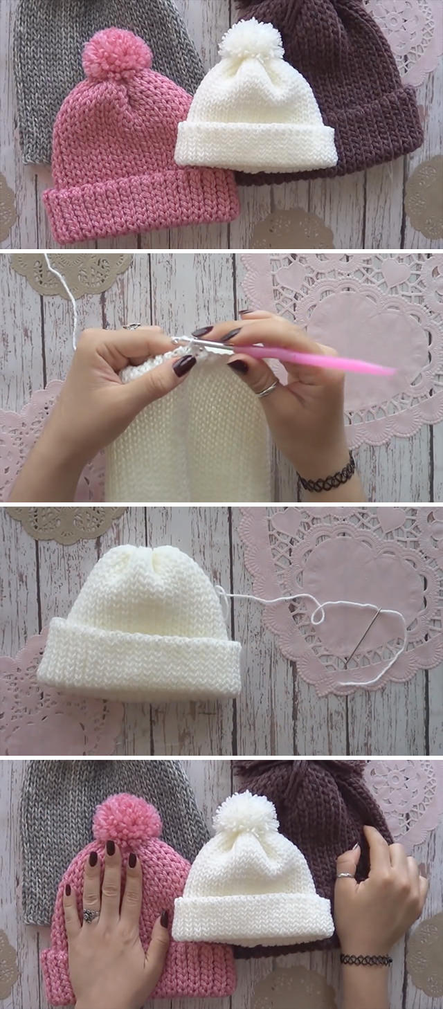 Easy Peasy Beanie - This video tutorial in English subtitles covers how to create a easy peasy crochet beanie. You can make a unisex fashionable crochet beanie for anyone and for any size.