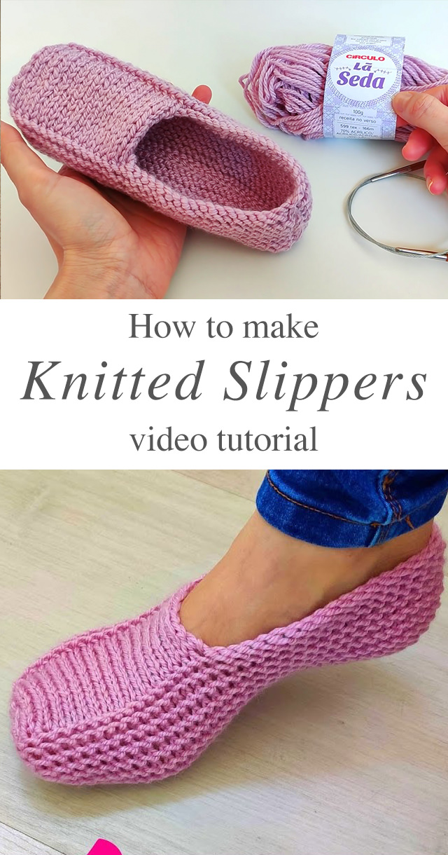 Knitted Moccasin Slippers - Not only do these gorgeous knitted moccasin slippers can prevent a cold that is caused by walking barefoot around the house, they also help maintain a fashionable-yet-comfy home look!