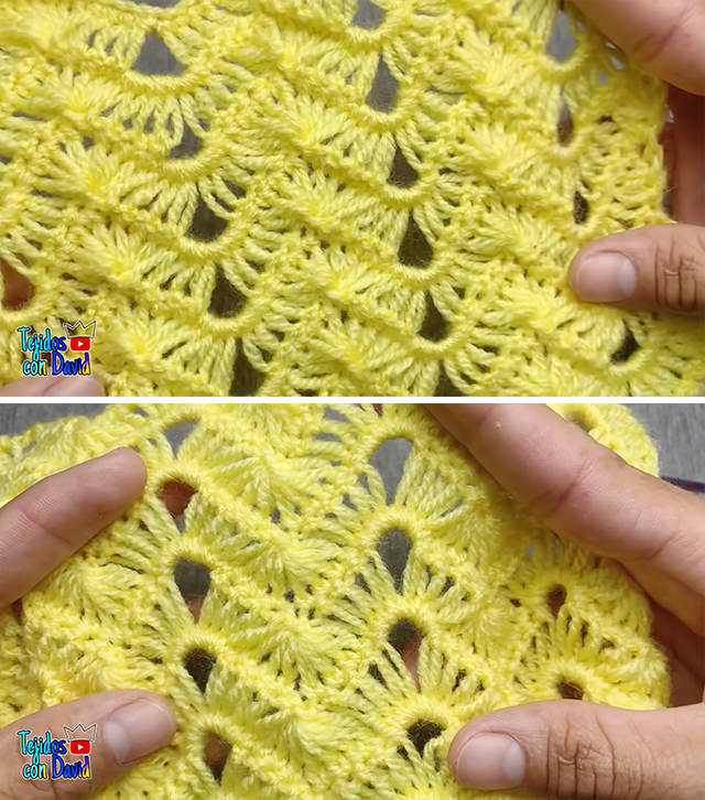 Zigzag Lace Pattern - This free video tutorial in English subtitles will walk you through the beautiful zigzag lace crochet stitch! This lace crochet stitch has the most interesting lace pattern of any crochet stitch I have encountered!