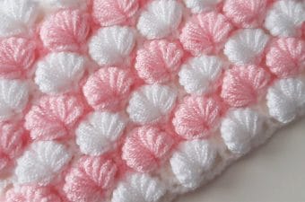 Puff Shell Stitch For Crochet Blankets And More