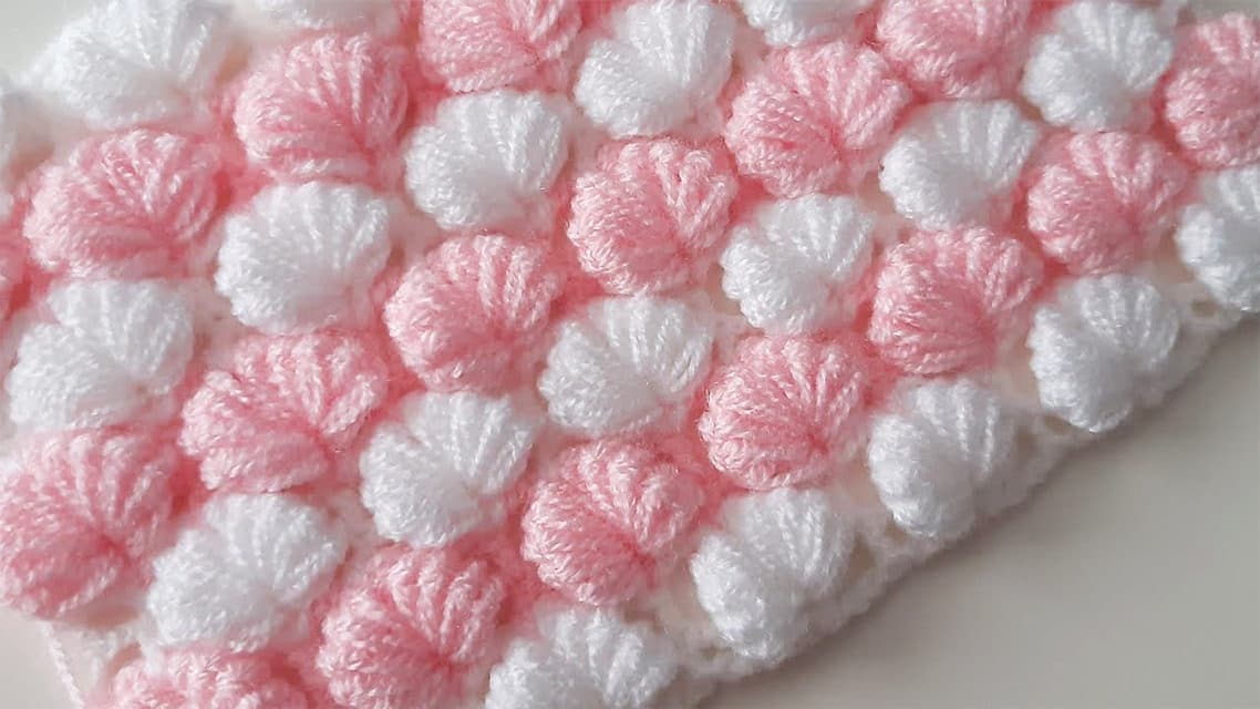 Shell Stitch Baby Blanket - Free Pattern