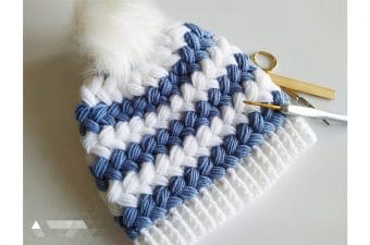 Puff Stitch Crochet Hat You Will Love