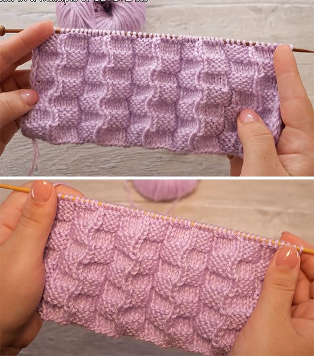 Zigzag Knitting Pattern Sided - This interesting and very effective zigzag knit pattern comes with warm bulkiness! Watch this free video tutorial in English subtitles to make the perfect 3D double sided knitted project.