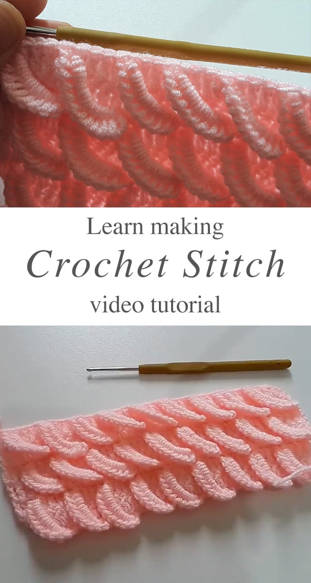 Banana Crochet Stitch - Learn how to make the beautiful banana crochet stitch. This crochet stitch is wonderful for beginner crocheters because it uses simple techniques that most crocheters are familiar with, such as the single crochet.