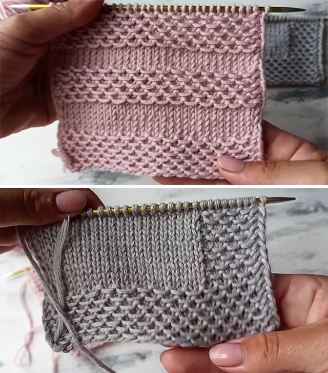 Knit Stitch Sweater Sided - Learn how to work this great knitting stitch for sweater by watching this video tutorial in English subtitles! Keep reading for tips on how to master the technique of knitting this tight and complex pattern!