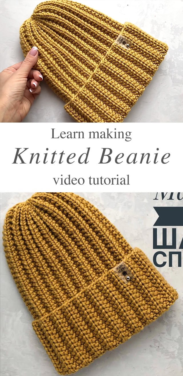 Knitting Beanie Tutorial - This knitting beanie tutorial covers how to create a beautiful beanie for different age groups. Knitted beanies are so much fun to make and easy for beginners to stitch!