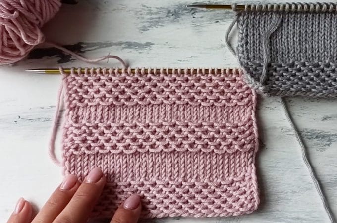 Knitting Stitch For Sweater Featured - Learn how to work this great knitting stitch for sweater by watching this video tutorial in English subtitles! Keep reading for tips on how to master the technique of knitting this tight and complex pattern!