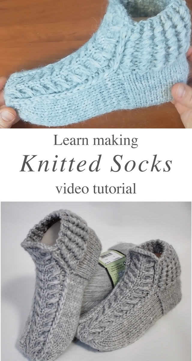 Knitted Slipper Socks - Knitted slipper socks for babies and kids are the cutest things! These socks will look adorable on your newborn nieces and nephews, grandchildren, or any sweet child in your life!