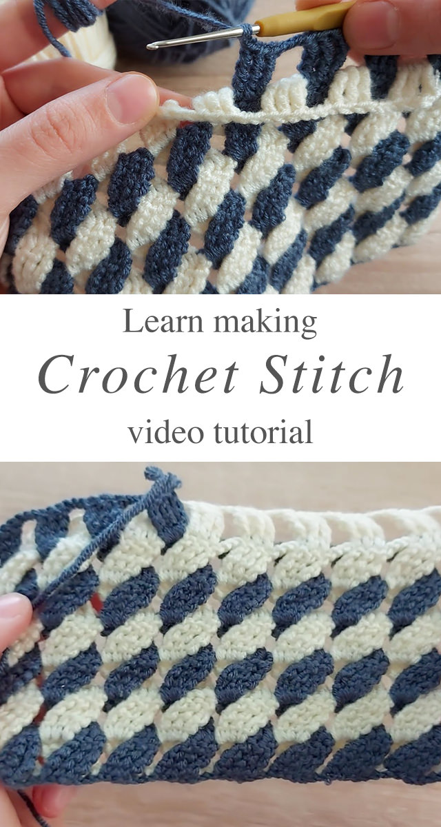 Unique Crochet Stitch - Learn how to make this unique crochet stitch by watching this video tutorial in English subtitles. Keep reading for projects you can make using this easy crochet stitch!
