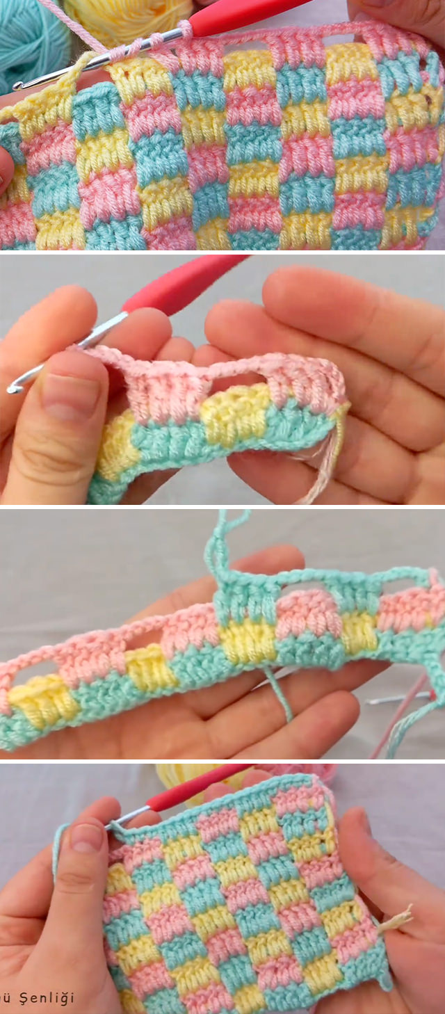 Blanket Crochet Stitch - Learn how to make this crochet stitch for blanket. This crochet stitch is wonderful for beginner crocheters because it uses simple techniques that most crocheters are familiar with, such as the single crochet.