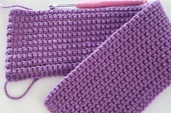 Crochet Relief Stitch To Use On Both Sides