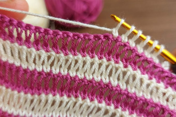 Lacy Crochet Stitch Featured - This tutorial will walk you through this beautiful lacy crochet stitch! This beautiful lace inspired crochet stitch makes the most interesting lace pattern of any stitch I have encountered!
