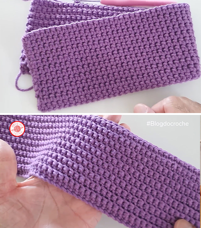 Relief Crochet Stitch Sided - This unique crochet relief stitch is very useful because you can use it on both sides! Keep reading for tips on how to use this stitch.