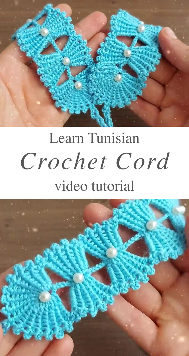 Tunisian Crochet Cord - I am sharing a tutorial of Tunisian crochet cord that you can use to make variety of projects. You can use any color you want and can also switch colors while creating this cord.