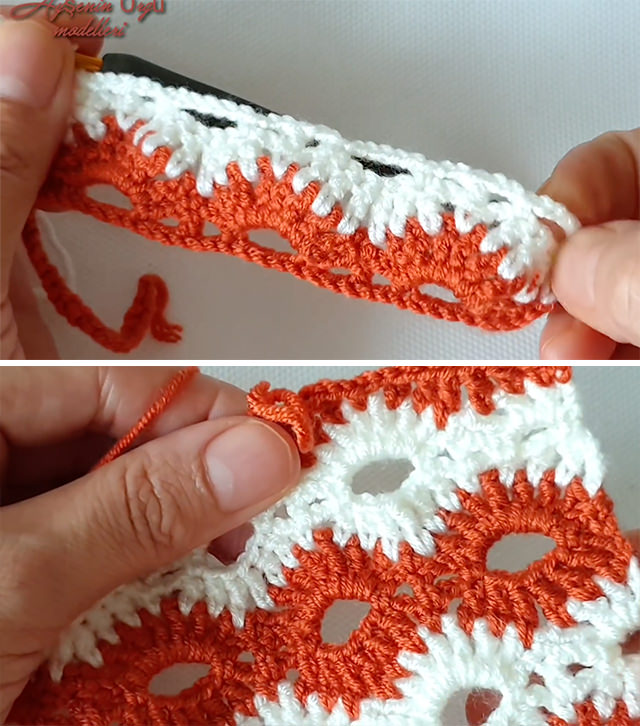 Crochet Shell V Stitch Sided - Today, I will share a beautiful crochet V stitch tutorial. This shell V stitch is quite easy to learn and you can make endless projects using it.