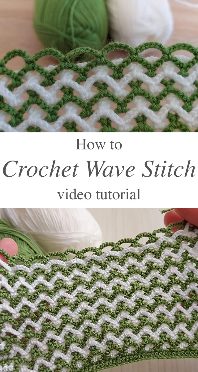 Crochet Wave Stitch - Today, I will share an easy to follow and understand tutorial of crochet wave stitch. This stitch so useful and easy to make.