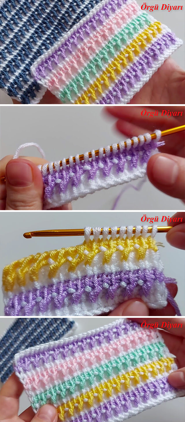Tunisian Stitch - This crochet Tunisian stitch is very unique because it’s made with crochet hook and looks like knit. The tutorial will help you create beautiful projects.
