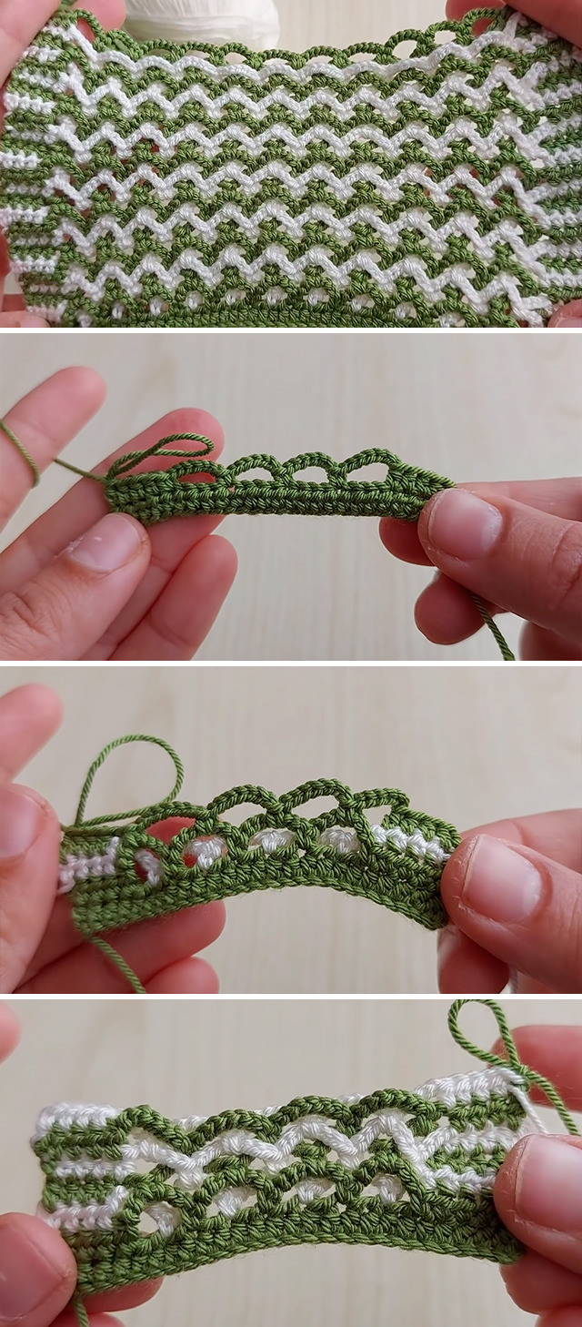 Open Waves Stitch Crochet Pattern Tutorial