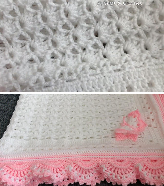 Baby Blanket Crochet Sided - Learn making an easy crochet baby blanket by following this tutorial and pattern. It will make an awesome gift and lifetime memory for your kids.