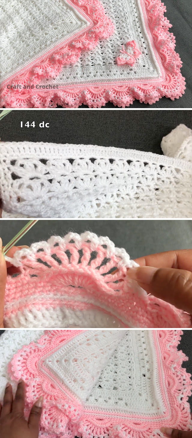 Baby Blanket Crochet - Learn making an easy crochet baby blanket by following this tutorial and pattern. It will make an awesome gift and lifetime memory for your kids.