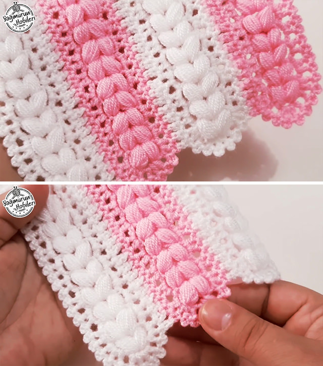 V Puff Stitch Crochet Pattern Sided - This tutorial will teach you how to crochet a beautiful v puff stitch crochet pattern that can be used in a diverse array of projects.