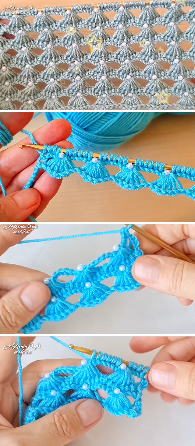 Easy Tunisian Pattern - Let's learn a very easy crochet Tunisian pattern that you can make by following few simple steps. Keep reading for the tutorial and ideas how to use this lovely pattern.