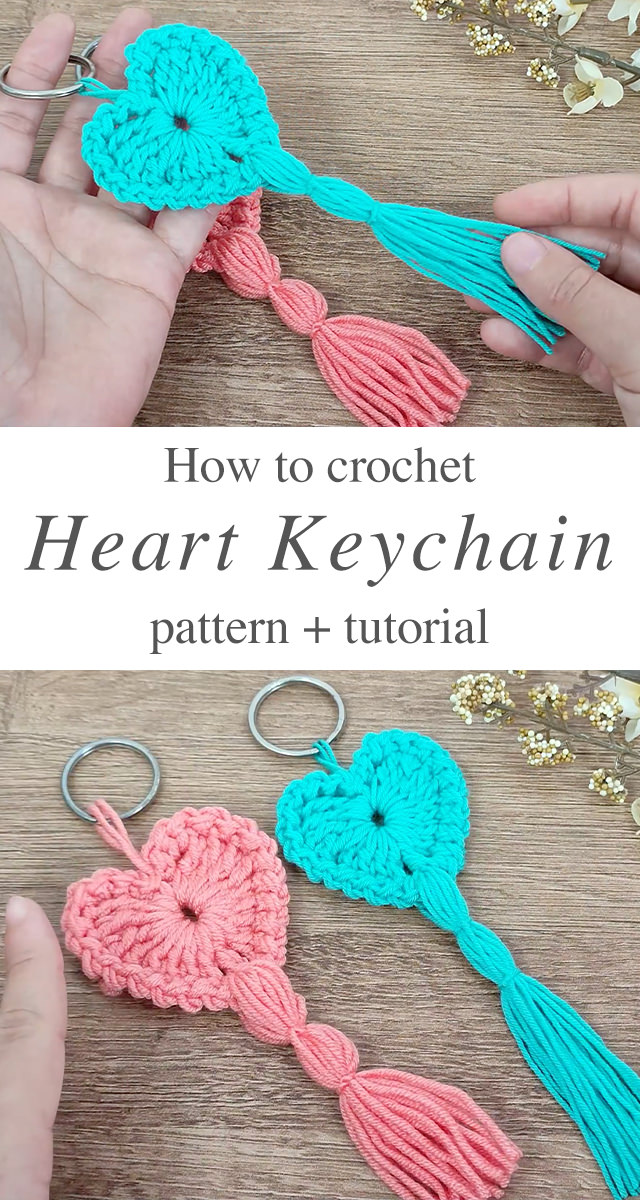 Crochet Four Leaf Clover Keychain  Crochet clover, Crochet keychain  pattern, Crochet patterns