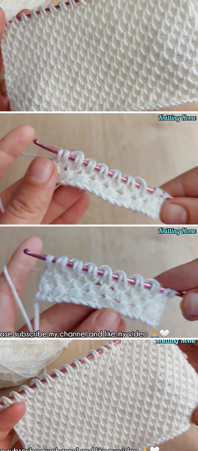 Tunisian Crochet Stitch Pattern - Let's learn a very simple Tunisian crochet stitch that you can make easily by following a few steps. It's very useful and crates a unique pattern.