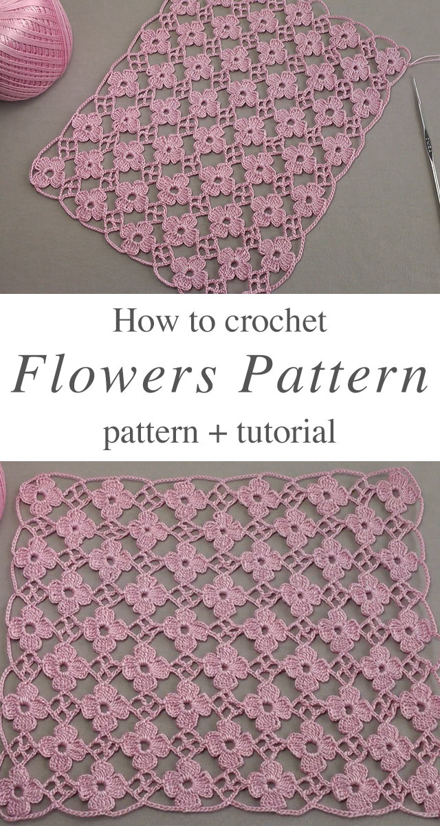 Crochet Lace Flower Pattern - One of the best things about crochet is that even if you're a beginner, you can make beautiful, functional items. You can make this crochet lace flower pattern to add a stylish and charming look to your home.