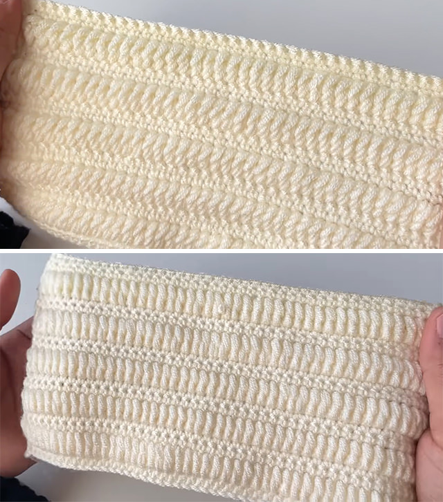 Simple Crochet Stitch Pattern Sided - If you're a beginner crocheter and looking for a simple crochet stitch to learn, this is the right place.