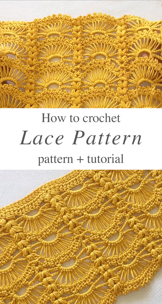 Crochet Lace Pattern - Let's make this crochet lace pattern, it looks stylish, easy, and fun to make. You can use it in many crochet works.