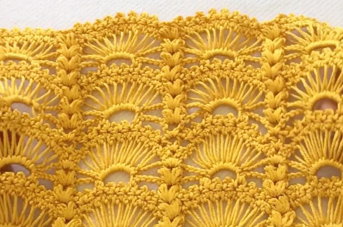 Crochet Lace Pattern Featured - Let's make this crochet lace pattern, it looks stylish, easy, and fun to make. You can use it in many crochet works.